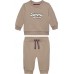 TOMMY HILFIGER σετ φόρμας βρεφική KN0KN02109-GUQ καφέ